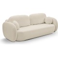 Rozkládací pohovka Olio 238 cm Sicuro 55 bouclé ecru