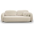 Rozkládací pohovka Olio 238 cm Sicuro 55 bouclé ecru