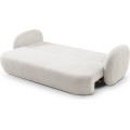 Rozkládací pohovka Olio 238 cm Abriamo 05 bouclé světle šedá