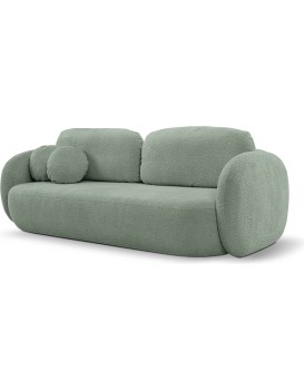 Rozkládací pohovka Olio 238 cm Abriamo 10 bouclé zelená