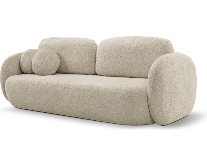 Rozkládací pohovka Olio 238 cm Abriamo 03 bouclé béžová