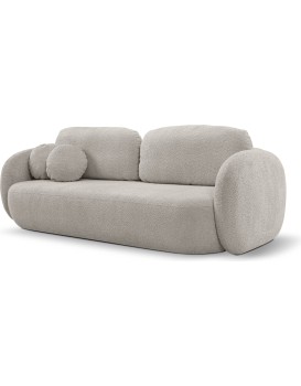 Rozkládací pohovka Olio 238 cm Abriamo 06 bouclé šedá