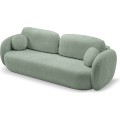 Rozkládací pohovka Olio 238 cm Abriamo 10 bouclé zelená