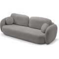 Rozkládací pohovka Olio 238 cm Abriamo 07 bouclé šedá