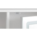 Toaletní stolek Vasagle Berny 90 cm se zrcadlem a LED osvětlením bílý
