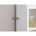 Toaletní stolek Vasagle Berny 90 cm se zrcadlem a LED osvětlením bílý