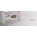 Toaletní stolek Vasagle Berny 90 cm se zrcadlem a LED osvětlením bílý