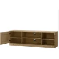 Televizní stolek Cozy 25 z masivu 160 cm dub Rustikal