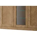 Komoda Cozy 45 z masivu s LED osvětlením 140 cm dub Rustikal