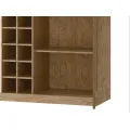 Komoda s barem Cozy z masivu 15 100 cm dub Rustikal