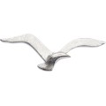 Nástěnná dekorace létající ptáci Flying 35 cm stříbrná