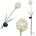 Umělá LED květina BLOOM 70 cm bílá