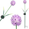 Umělá LED květina BLOOM 70 cm fialová 