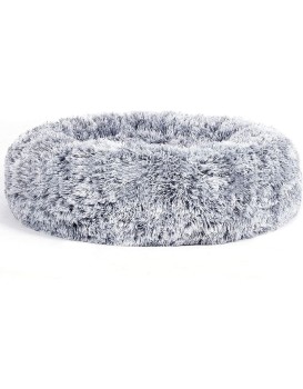 Plyšový pelíšek Fluffys M šedý