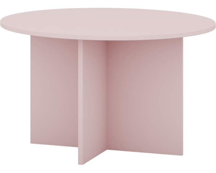 Konferenční stolek Phoebe 01 84 cm růžový