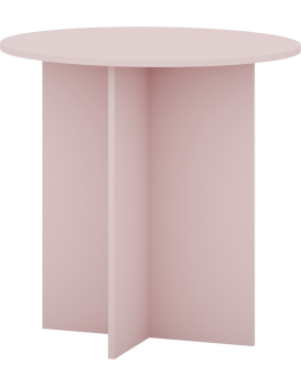 Odkládací stolek Phoebe 02 65 cm růžový