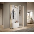 Předsíňová stěna Nelly 131 cm dub artisan/bílá