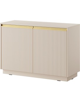 Komoda Royal II 104 cm béžová/zlatá