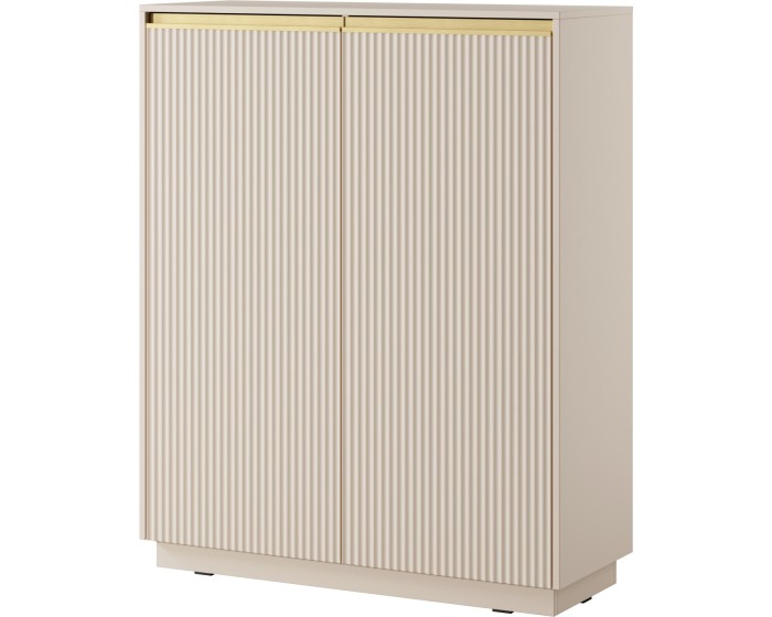 Komoda Royal II 104 cm KW béžová/zlatá