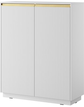 Komoda Royal II 104 cm KW bílá/zlatá