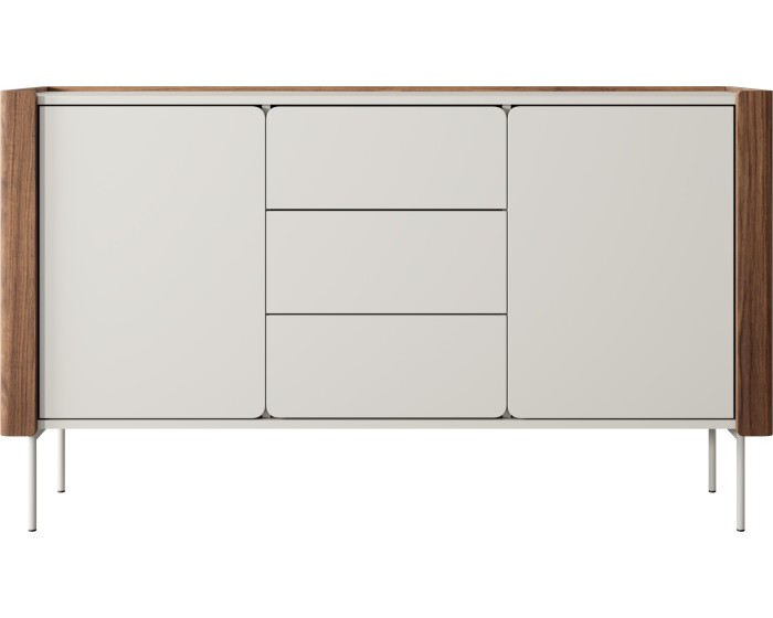 Komoda Wrap 141 cm ořech/kašmír