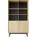 Knihovna Japandi 104 cm dub linea