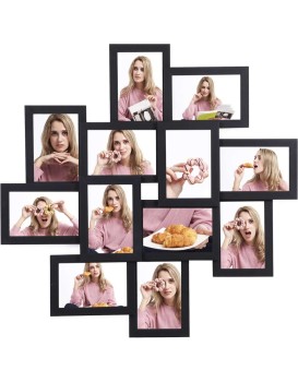 Fotorámeček na 12 fotografií Cass černý