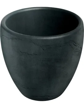 Plastový květináč CANOLOS tmavě šedý