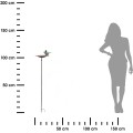Krmítko pro ptáky ELEGANT 114 cm hnědé