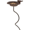Krmítko pro ptáky SPIRAL 128 cm hnědé