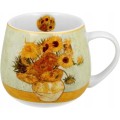 Porcelánový hrnek Van Gogh Sunflowers 430 ml vícebarevný