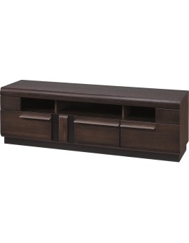 TV stolek Porti 25 160 cm z masivu dub čokoládový