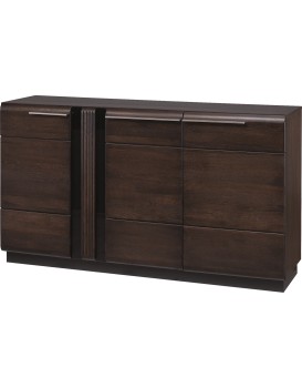 Komoda Porti 45 160 cm z masivu dub čokoládový
