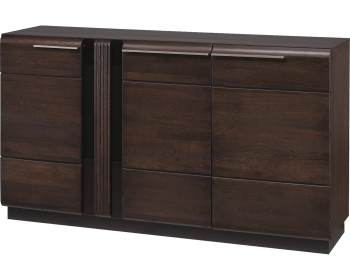 Komoda Porti 45 160 cm z masivu dub čokoládový