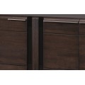 Komoda Porti 45 160 cm z masivu dub čokoládový