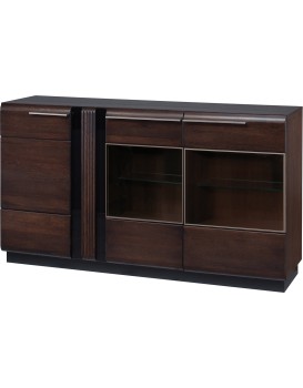 Komoda Porti 48 180 cm z masivu dub čokoládový