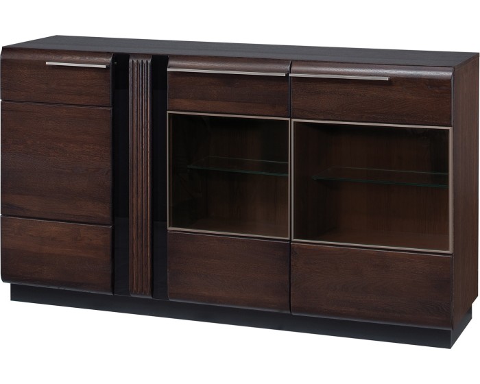 Komoda Porti 48 180 cm z masivu dub čokoládový