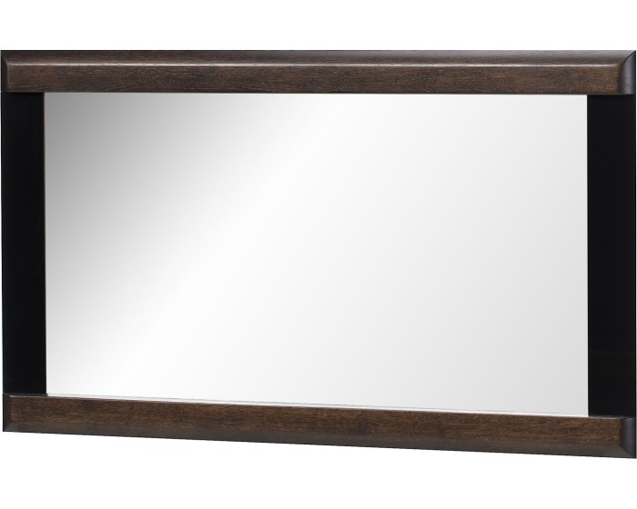Nástěnné zrcadlo Porti 80 110 cm z masivu dub čokoládový