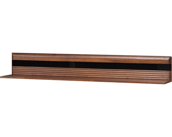 Nástěnná police Porti 35 160 cm z masivu dub antický