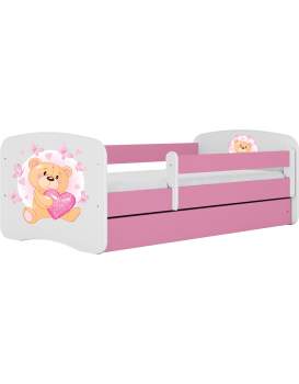 Postel Babydreams medvídek s motýlky růžová
