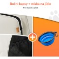 Přepravní batoh pro zvířata Norma béžový