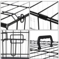Přepravní klec pro zvířata Piper XL 107 cm černá