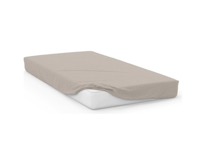 Bavlněné Jersey prostěradlo SOFT 180x200 cm + 25 cm šedé