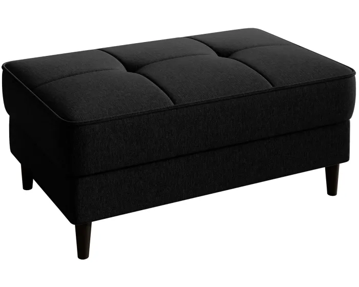 Taburet BELLIS 97 cm Flores 10 černý