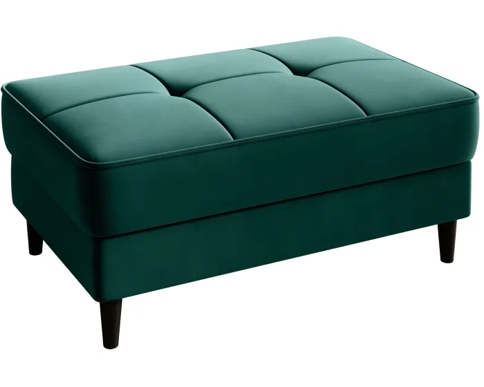 Taburet BELLIS 97 cm Velvetmat 38 tmavě zelený
