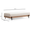 Taburet ETI 158 cm bílý/dub přírodní