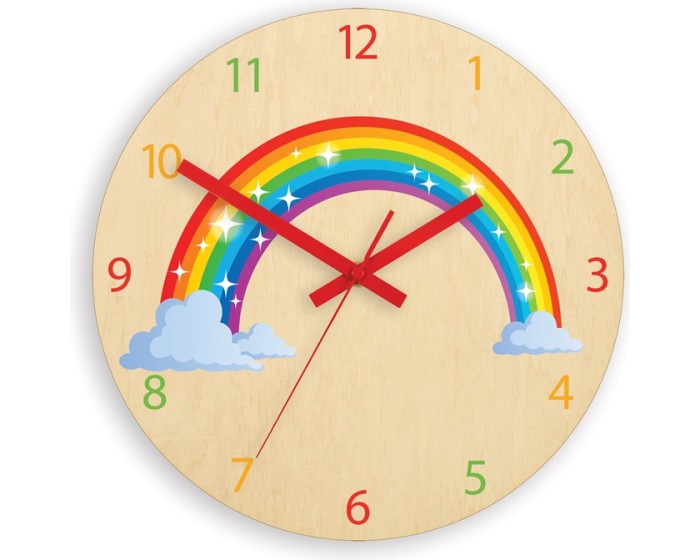 Nástěnné hodiny Rainbow
