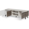 TV stolek Random 150 cm kašmír/ořech