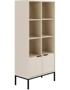 Knihovna Austin 80 cm kašmír/černá