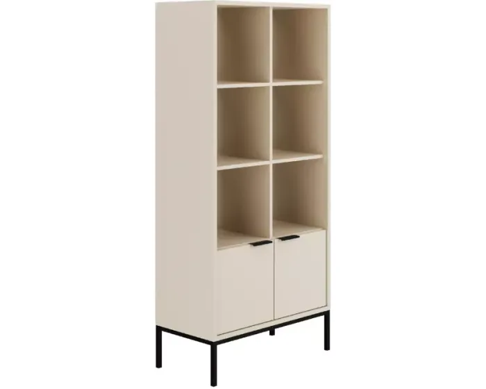 Knihovna Austin 80 cm kašmír/černá
